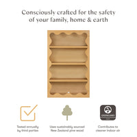 Lido Wave Bookcase