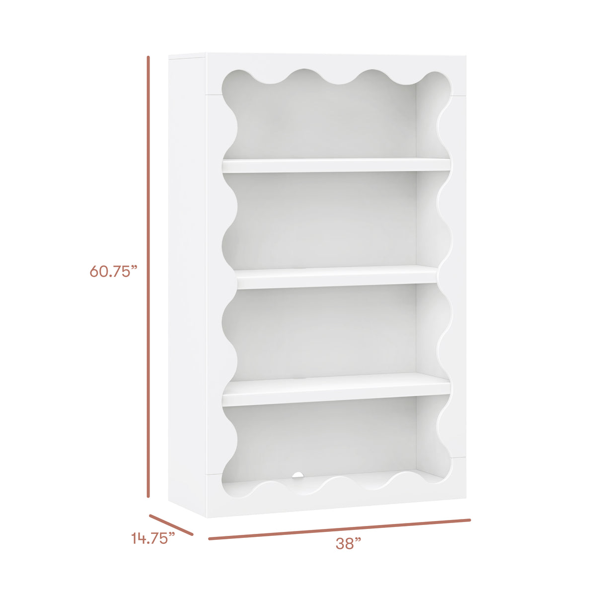 Lido Wave Bookcase