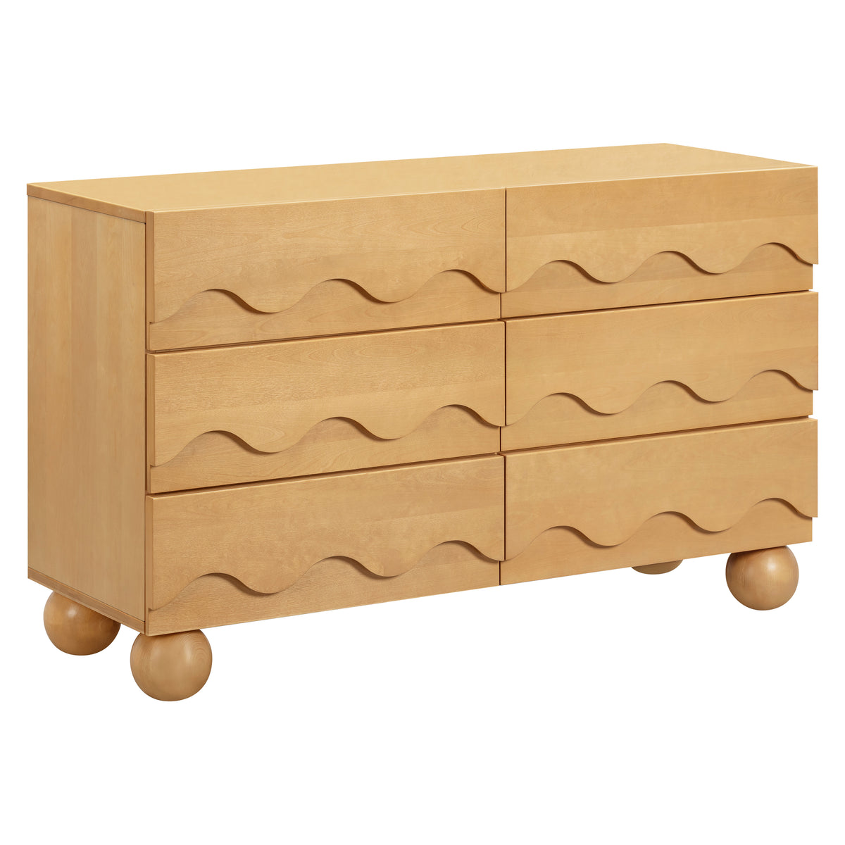 Lido Wave 6-Drawer Wide Assembled Dresser (56")