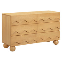 Lido Wave 6-Drawer Wide Assembled Dresser (56")