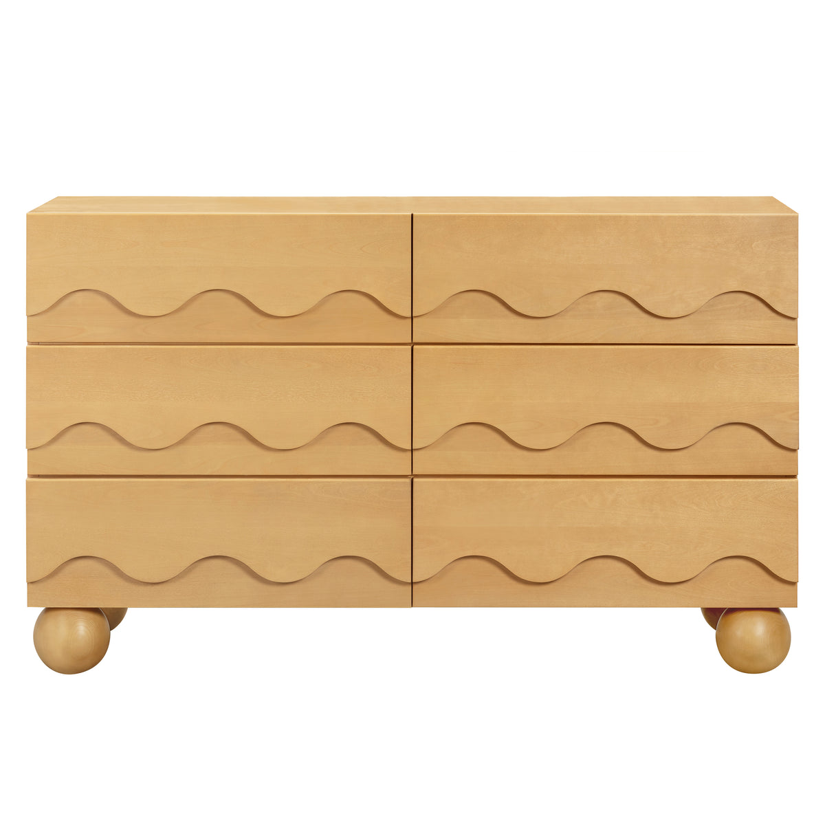 Lido Wave 6-Drawer Wide Assembled Dresser (56")