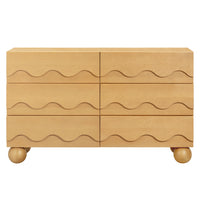Lido Wave 6-Drawer Wide Assembled Dresser (56")