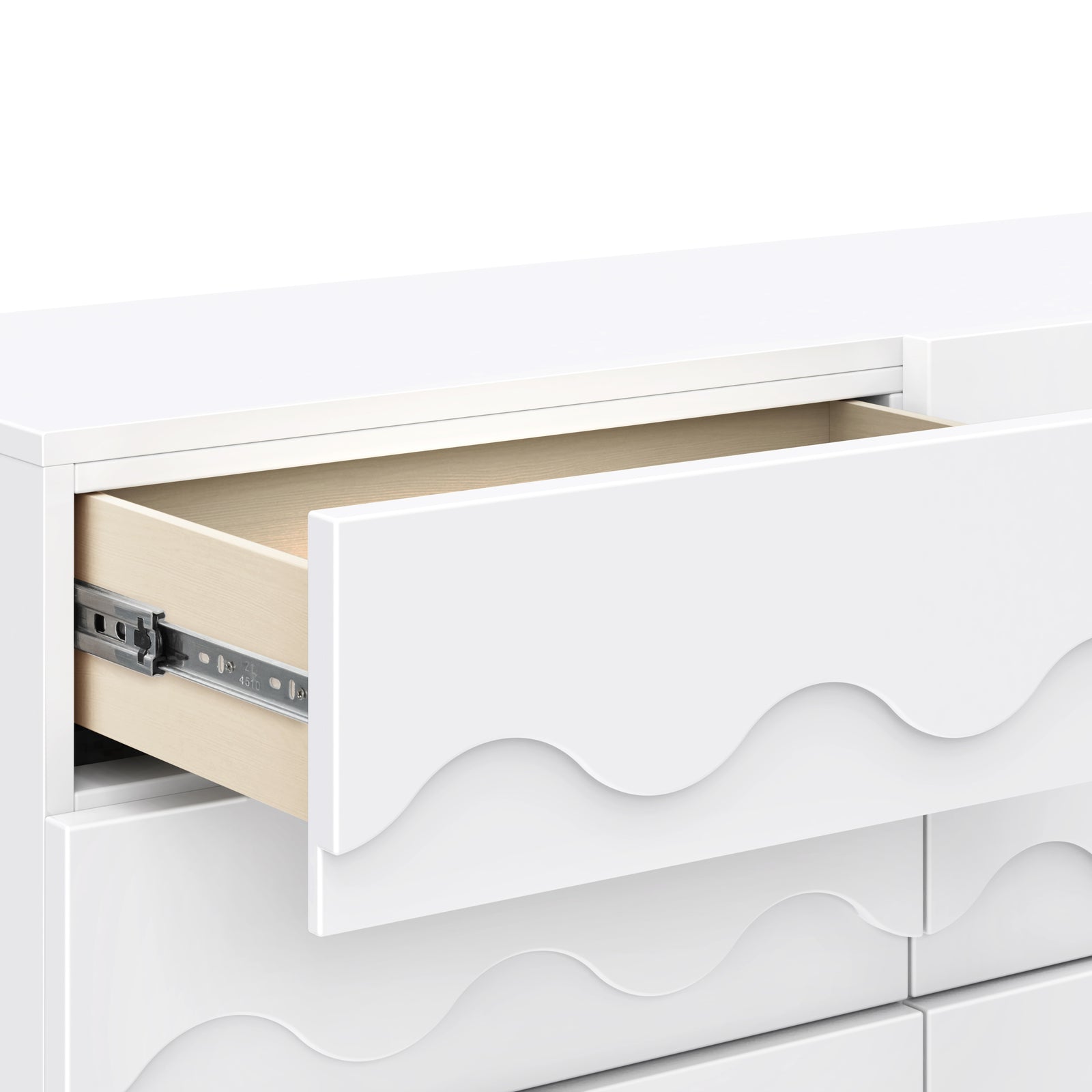 Lido Wave 6-Drawer Wide Assembled Dresser (56")