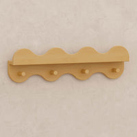 Lido Wave Bookshelf with Hooks