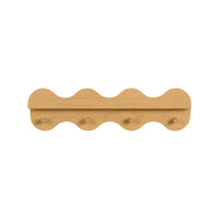 Lido Wave Bookshelf with Hooks
