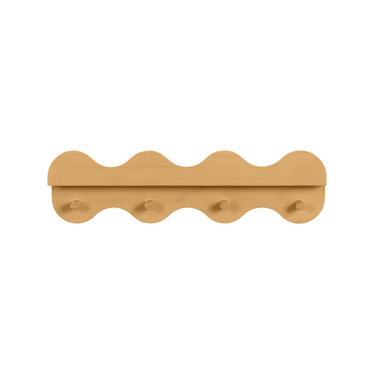 Lido Wave Bookshelf with Hooks