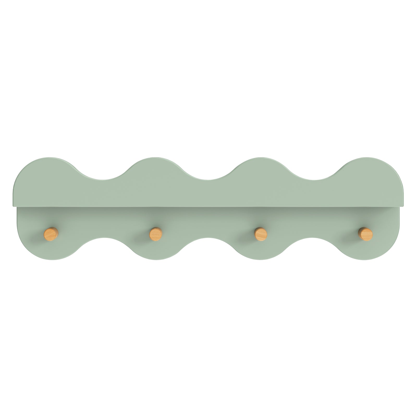 Lido Wave Bookshelf with Hooks