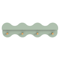 Lido Wave Bookshelf with Hooks