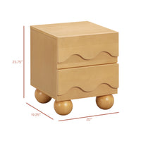 Lido Wave Assembled Nightstand