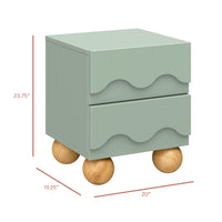 Lido Wave Assembled Nightstand