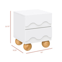 Lido Wave Assembled Nightstand