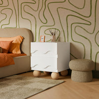 Lido Wave Assembled Nightstand