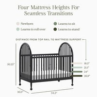 Alouette 3-in-1 Convertible Spindle Crib