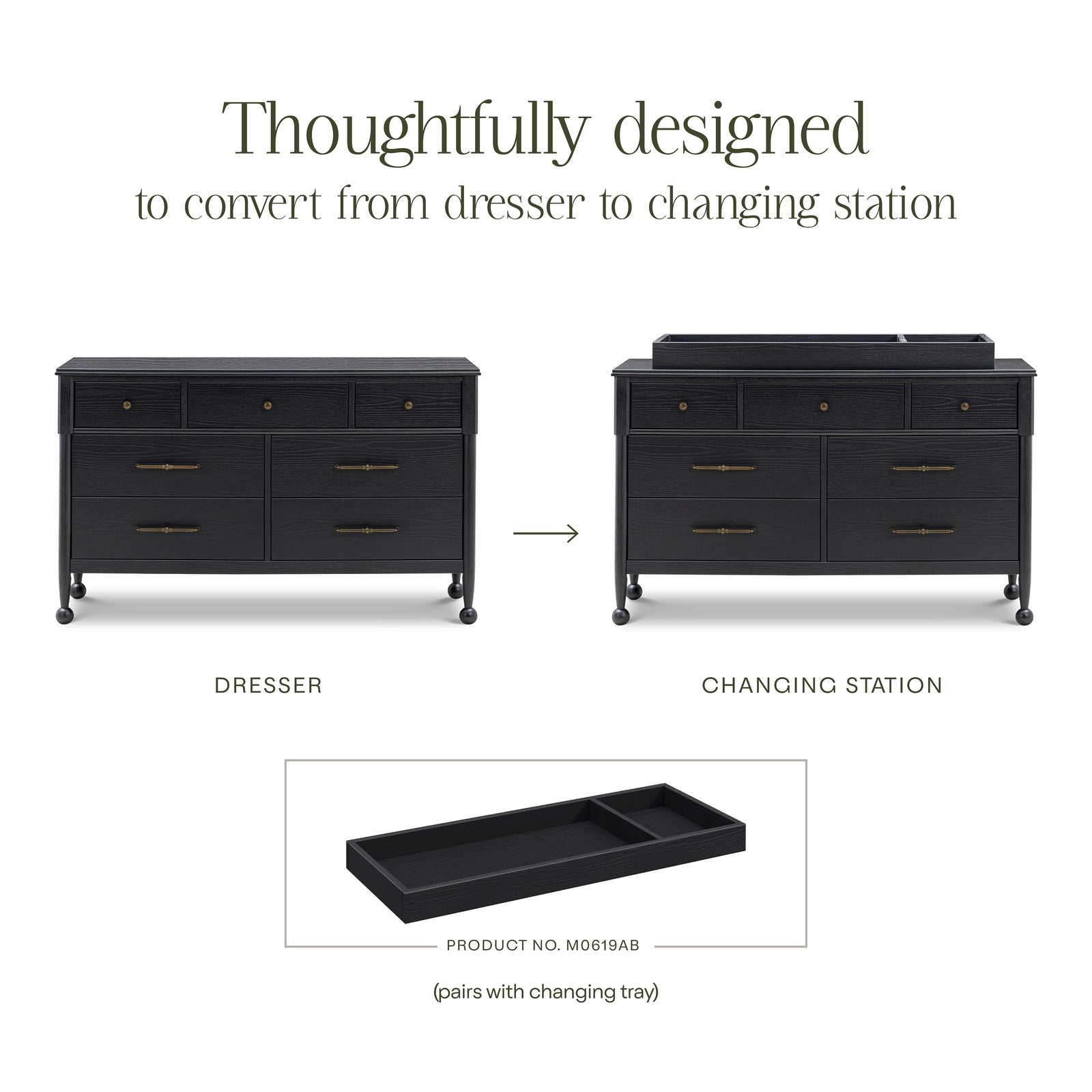 Alouette 7-Drawer Wide Assembled Dresser (56")