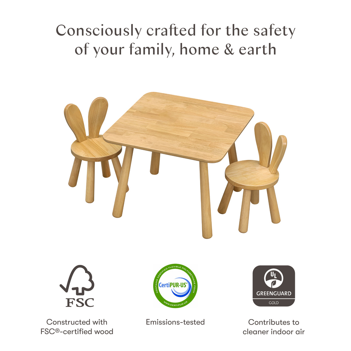 Hoppy Play Table + Chair Set