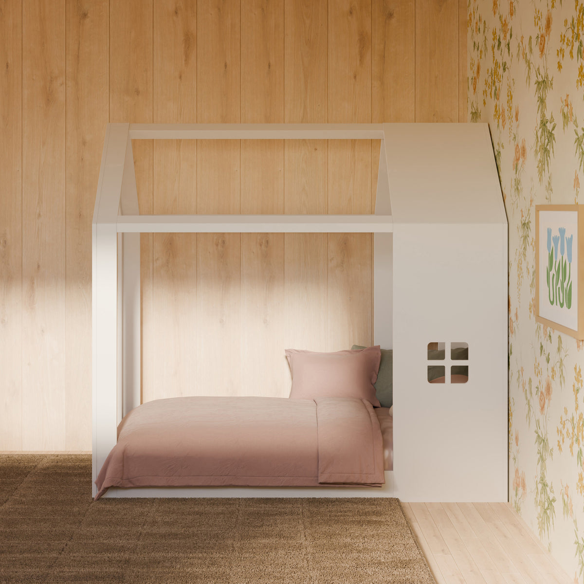 Uchi Montessori-Inspired House Twin Bed