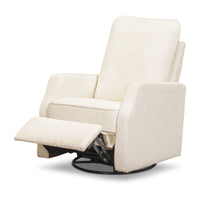Lucas Pillowback Swivel Recliner | Boucle