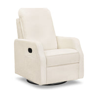 Lucas Pillowback Swivel Recliner | Boucle