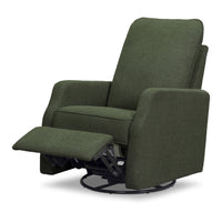 Lucas Pillowback Swivel Recliner | Boucle