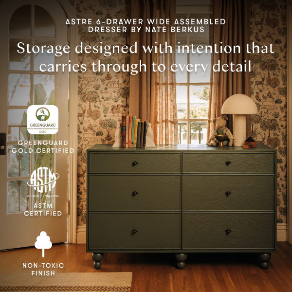 Astre 6-Drawer Wide Assembled Dresser (54") by Nate Berkus