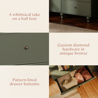 Astre 6-Drawer Wide Assembled Dresser (54") by Nate Berkus