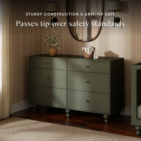 Astre 6-Drawer Wide Assembled Dresser (54") by Nate Berkus