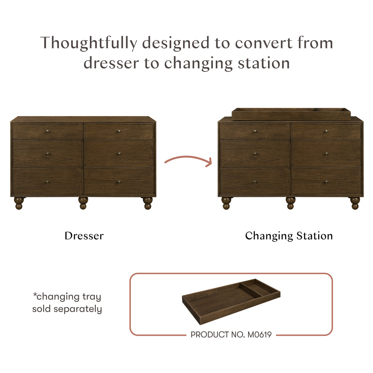 Astre 6-Drawer Wide Assembled Dresser (54") by Nate Berkus