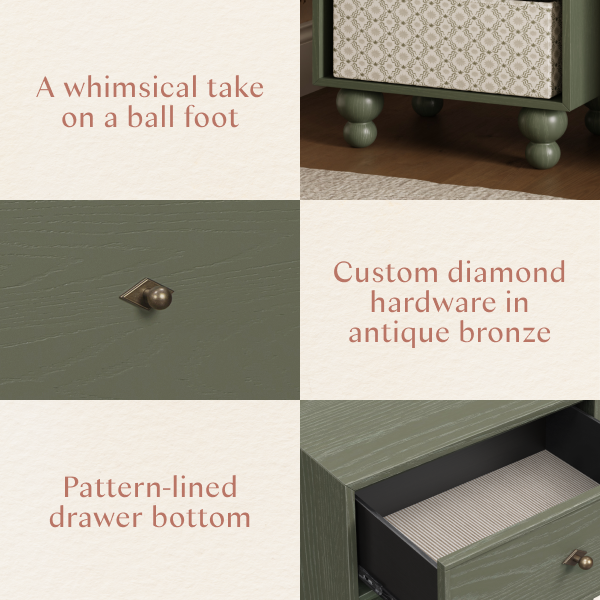 Astre Assembled Nightstand by Nate Berkus