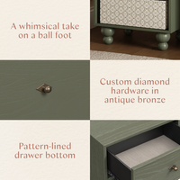 Astre Assembled Nightstand by Nate Berkus