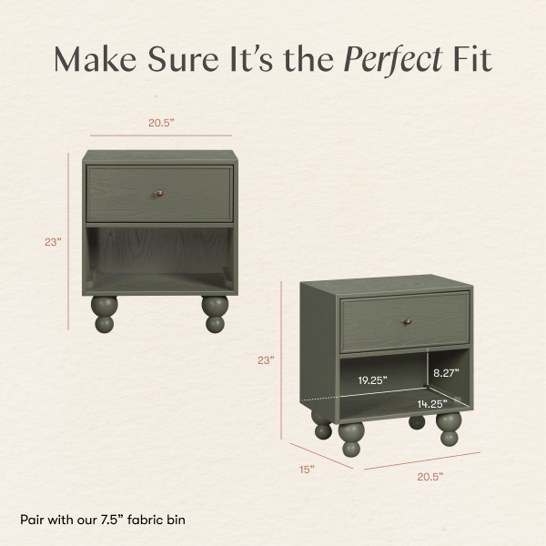 Astre Assembled Nightstand by Nate Berkus