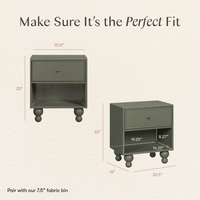 Astre Assembled Nightstand by Nate Berkus