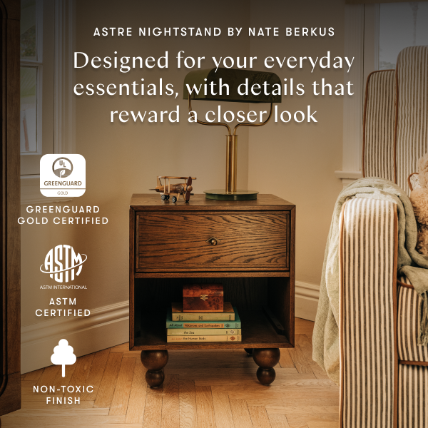 Astre Assembled Nightstand by Nate Berkus