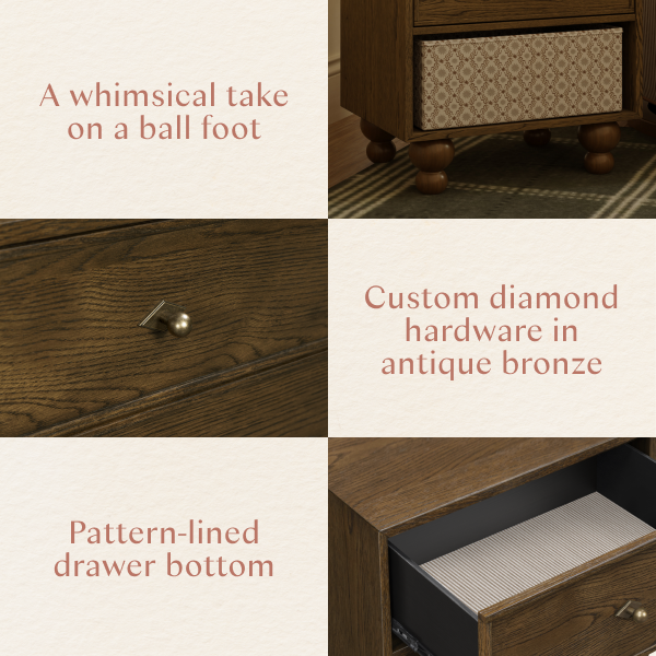 Astre Assembled Nightstand by Nate Berkus