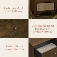 Astre Assembled Nightstand by Nate Berkus
