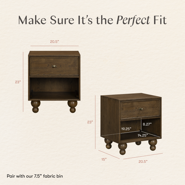 Astre Assembled Nightstand by Nate Berkus