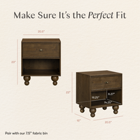 Astre Assembled Nightstand by Nate Berkus