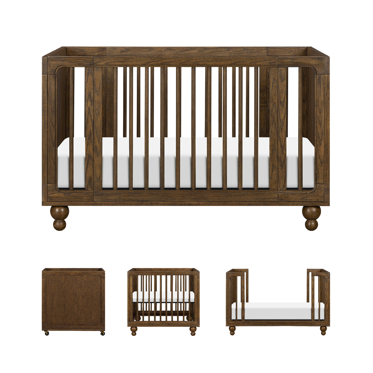 Astre All-Stages® 8-in-1 Crib with Bassinet + Toddler Bed Kits by Nate Berkus
