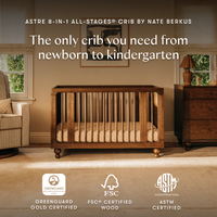 Astre All-Stages® 8-in-1 Crib with Bassinet + Toddler Bed Kits by Nate Berkus