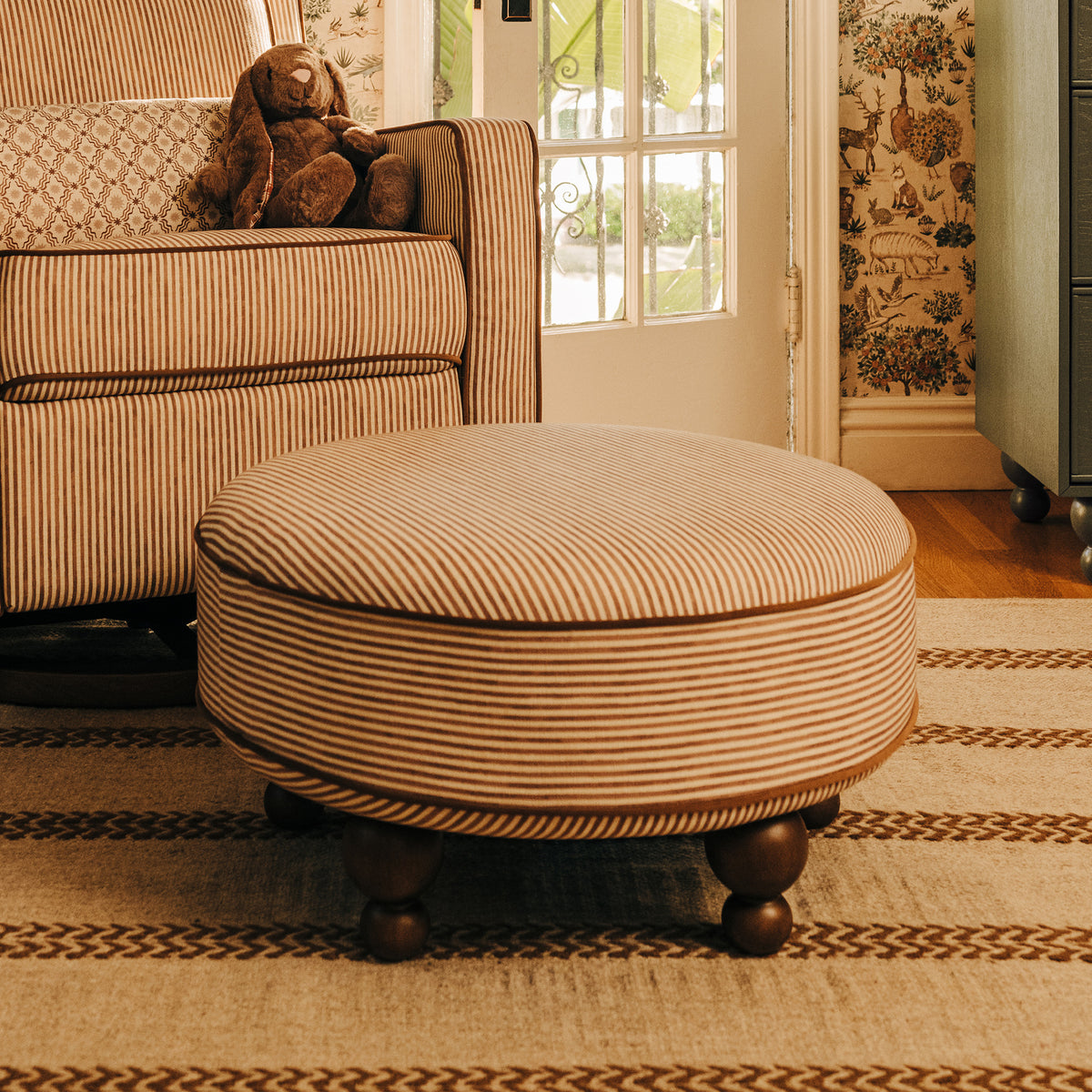 Astre Ottoman by Nate Berkus