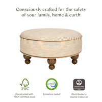 Astre Ottoman by Nate Berkus