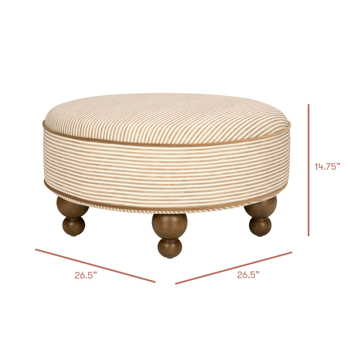 Astre Ottoman by Nate Berkus