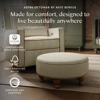 Astre Ottoman by Nate Berkus