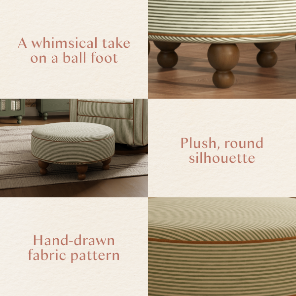Astre Ottoman by Nate Berkus