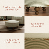 Astre Ottoman by Nate Berkus