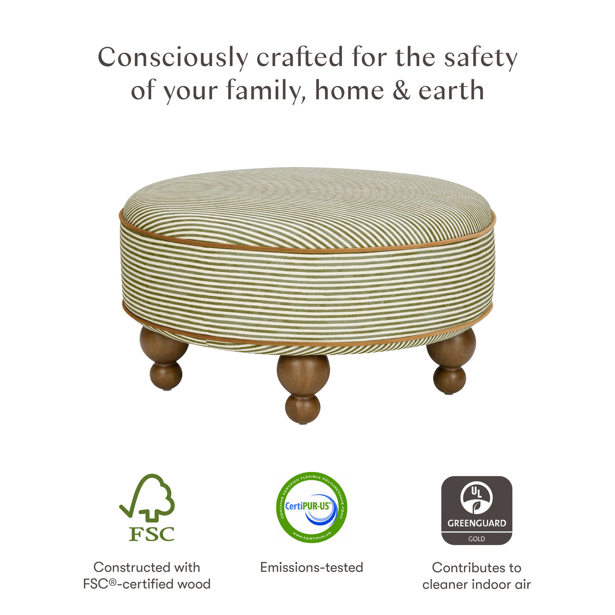 Astre Ottoman by Nate Berkus