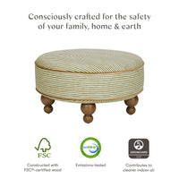 Astre Ottoman by Nate Berkus