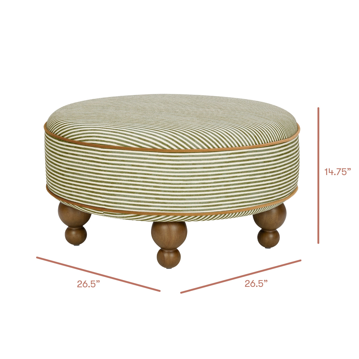 Astre Ottoman by Nate Berkus