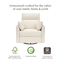 Nori Electronic Recliner + Swivel Glider with USB Port