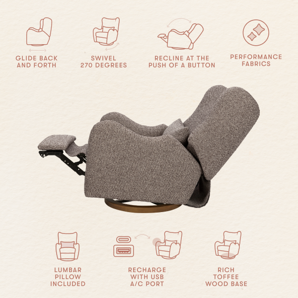 Westham Electronic Recliner and Glider with USB Port by Nate Berkus