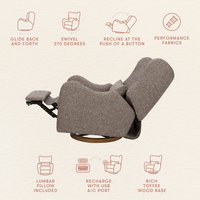 Westham Electronic Recliner and Glider with USB Port by Nate Berkus